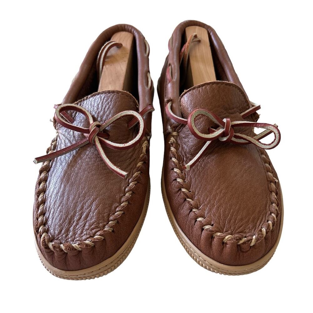Hammacher Schlemmer‎ Women’s Size 8 M Brown Leather Loafers